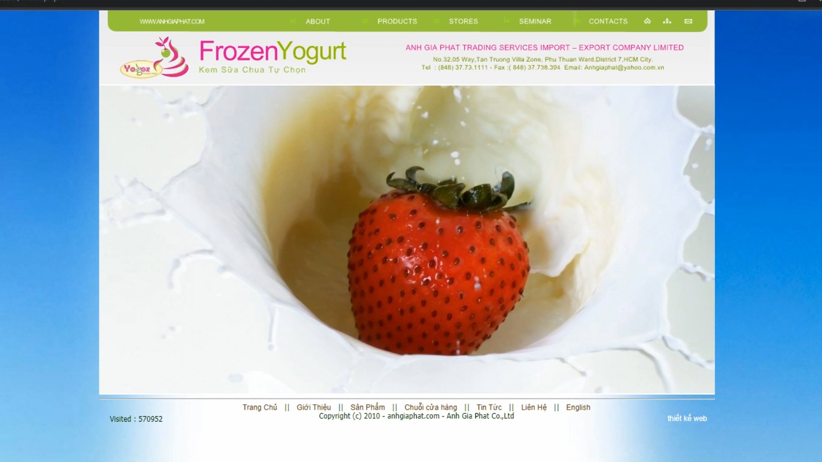 Demo Web Frozen Yogurt